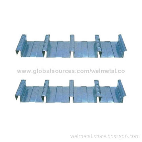 Prefabricated Galvanizing Steel Floor Decks, 0.8-1.2mm Thickness, 688mm Cover Width